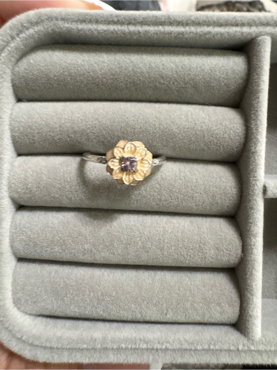 Pandora Jewelry - Pandora Flower Ring Lavender CZ Size 50 (US 5)
